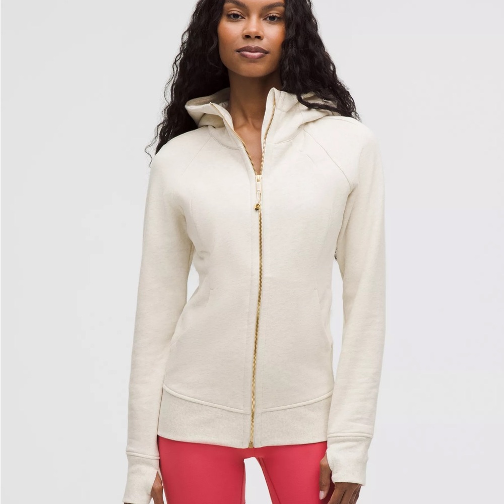 SOLD OUT Lululemon Gold Zipper Full Zip Scuba Hoodie